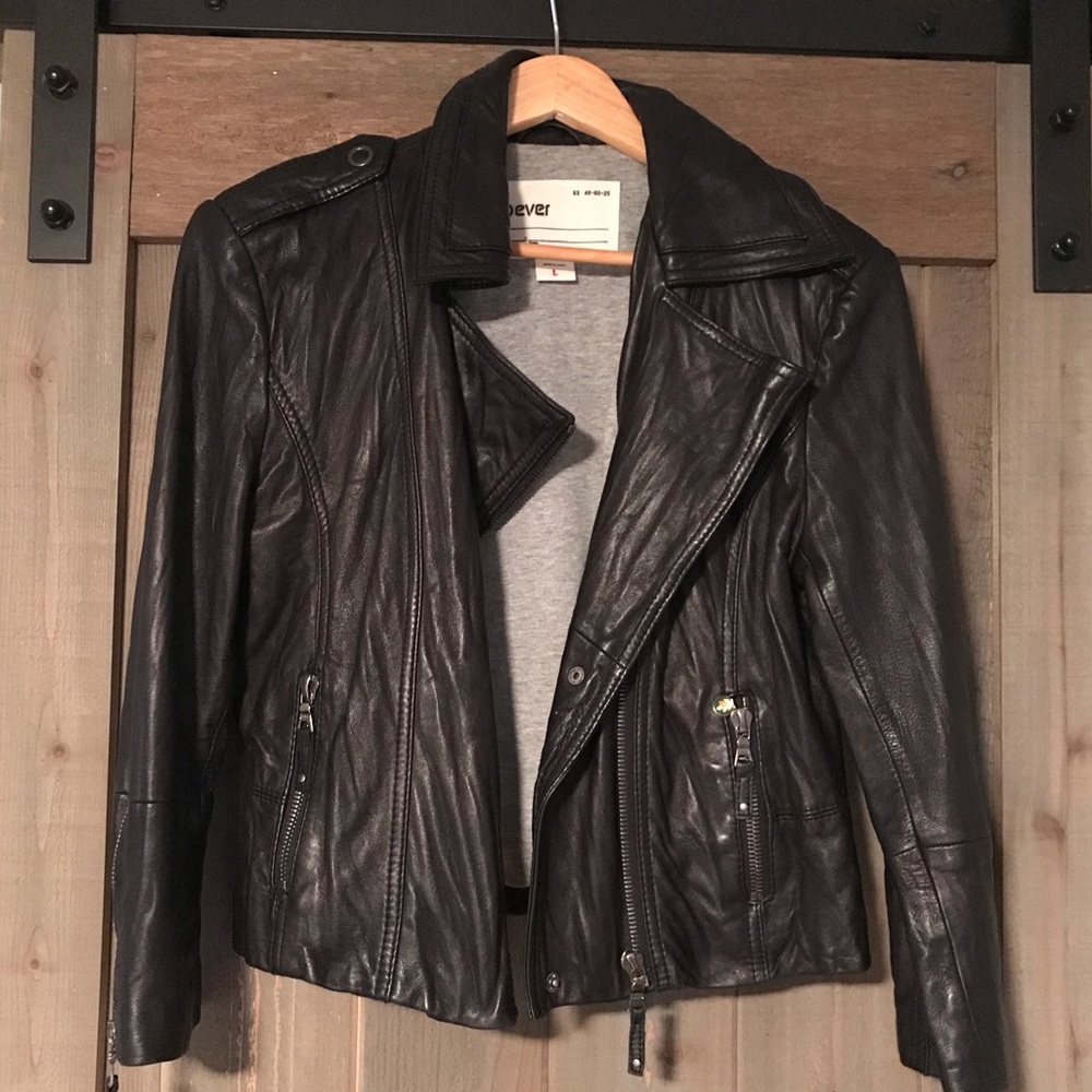 Ever Leather Motorcycle Jacket